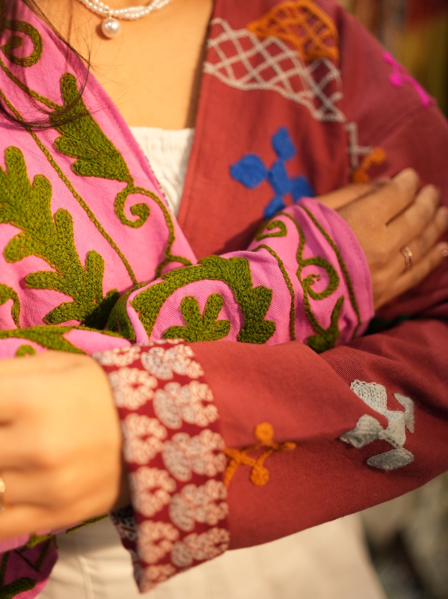 Bloom Reversible Embroidered Jacket