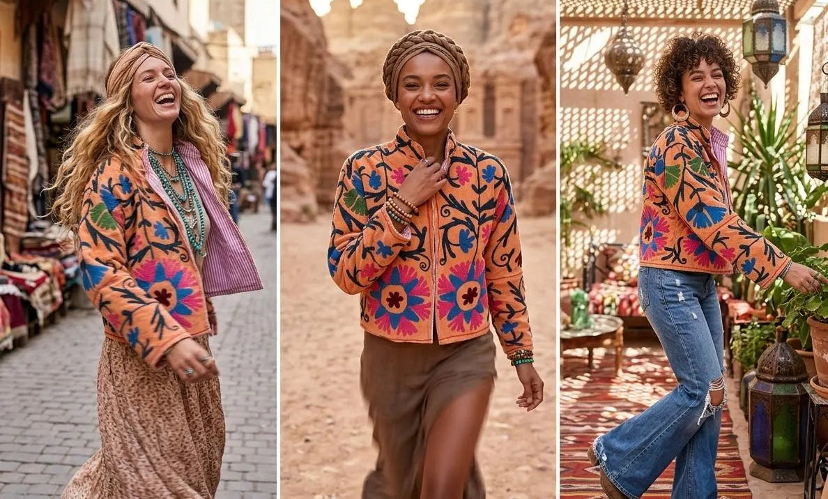 Bloom Reversible Embroidered Jacket