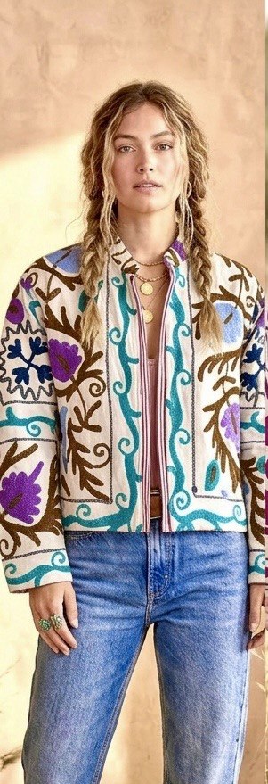 Bloom Reversible Embroidered Jacket