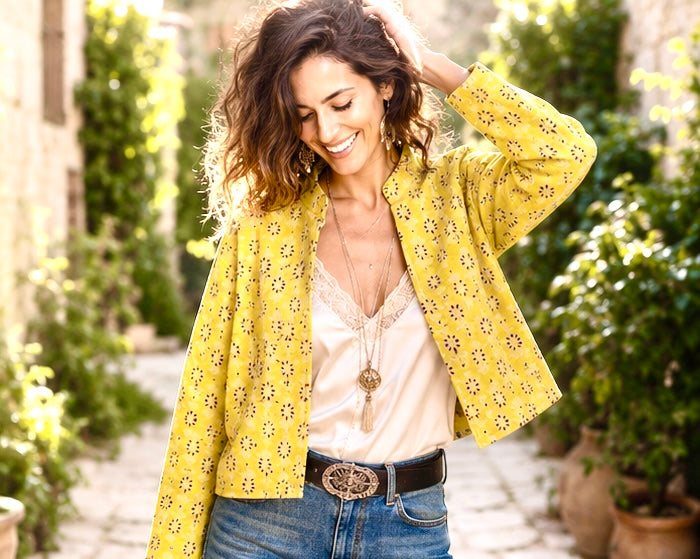 Bloom Reversible Embroidered Jacket