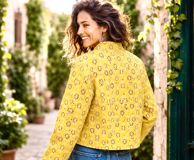 Bloom Reversible Embroidered Jacket