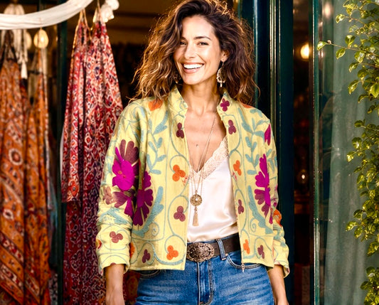 Bloom Reversible Embroidered Jacket