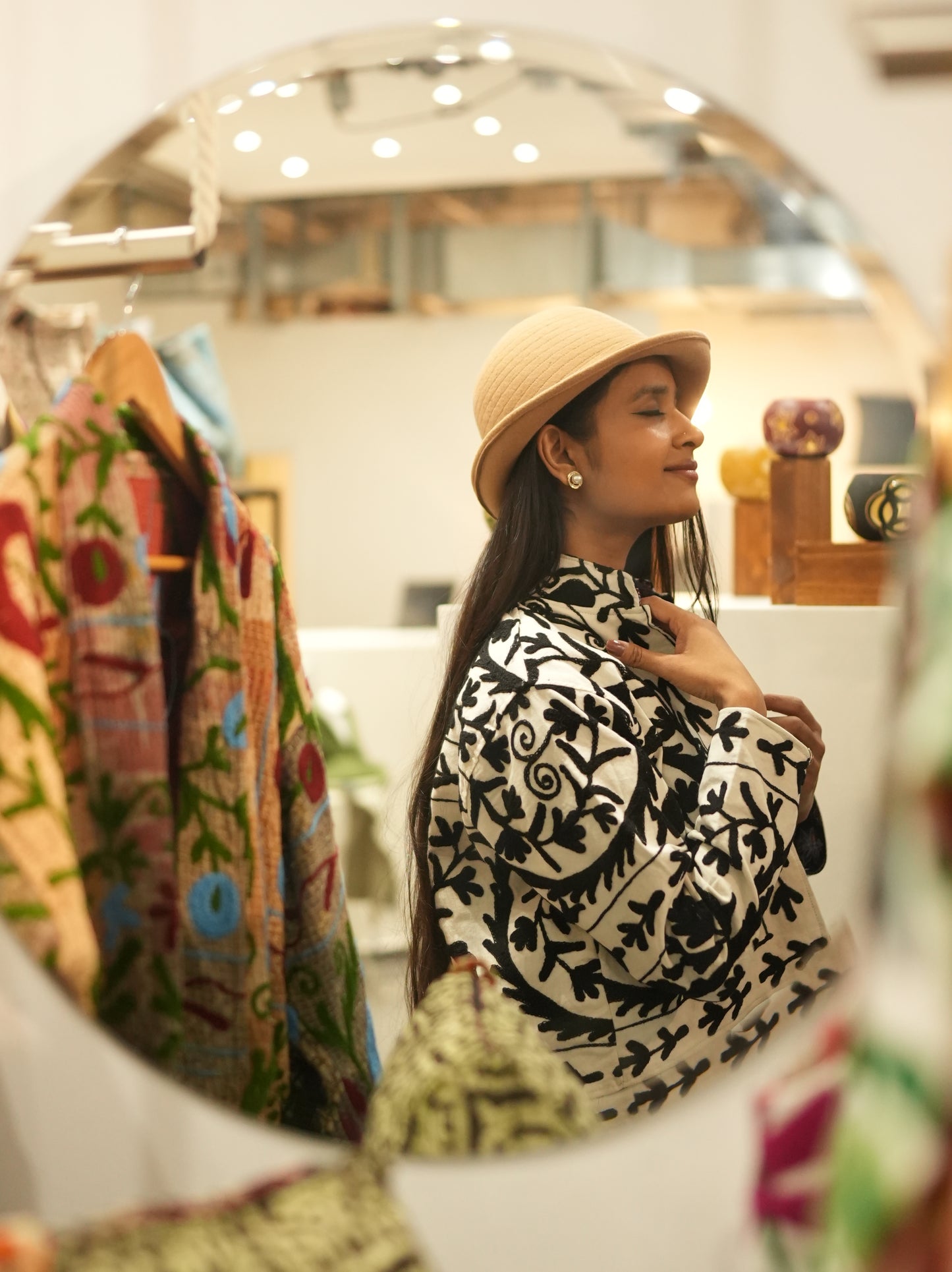 Bloom Reversible Embroidered Jacket