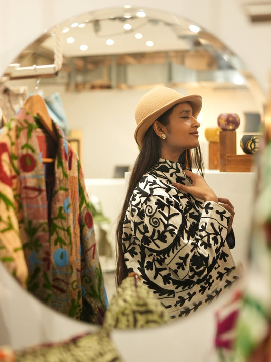 Bloom Reversible Embroidered Jacket