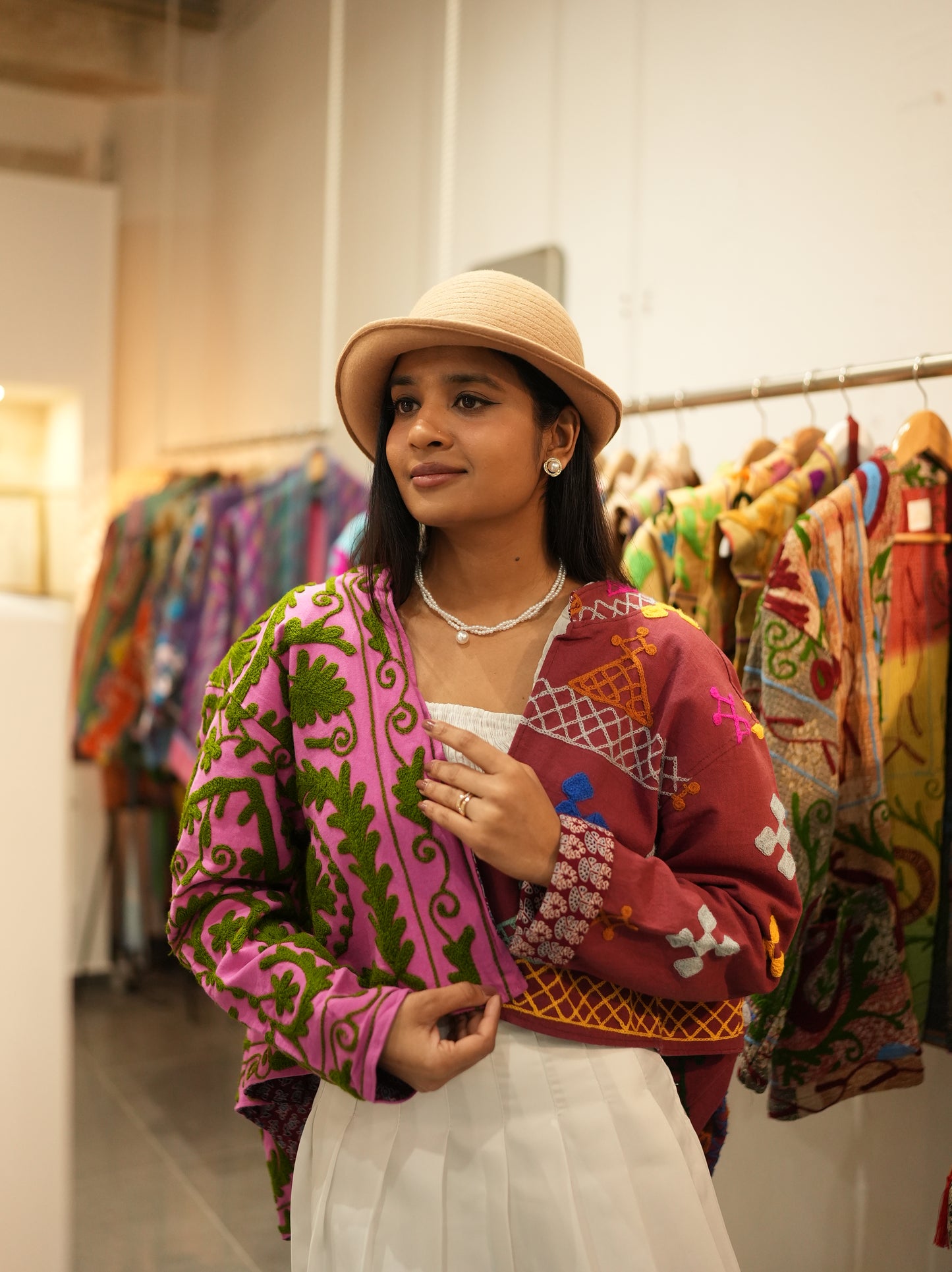 Bloom Reversible Embroidered Jacket