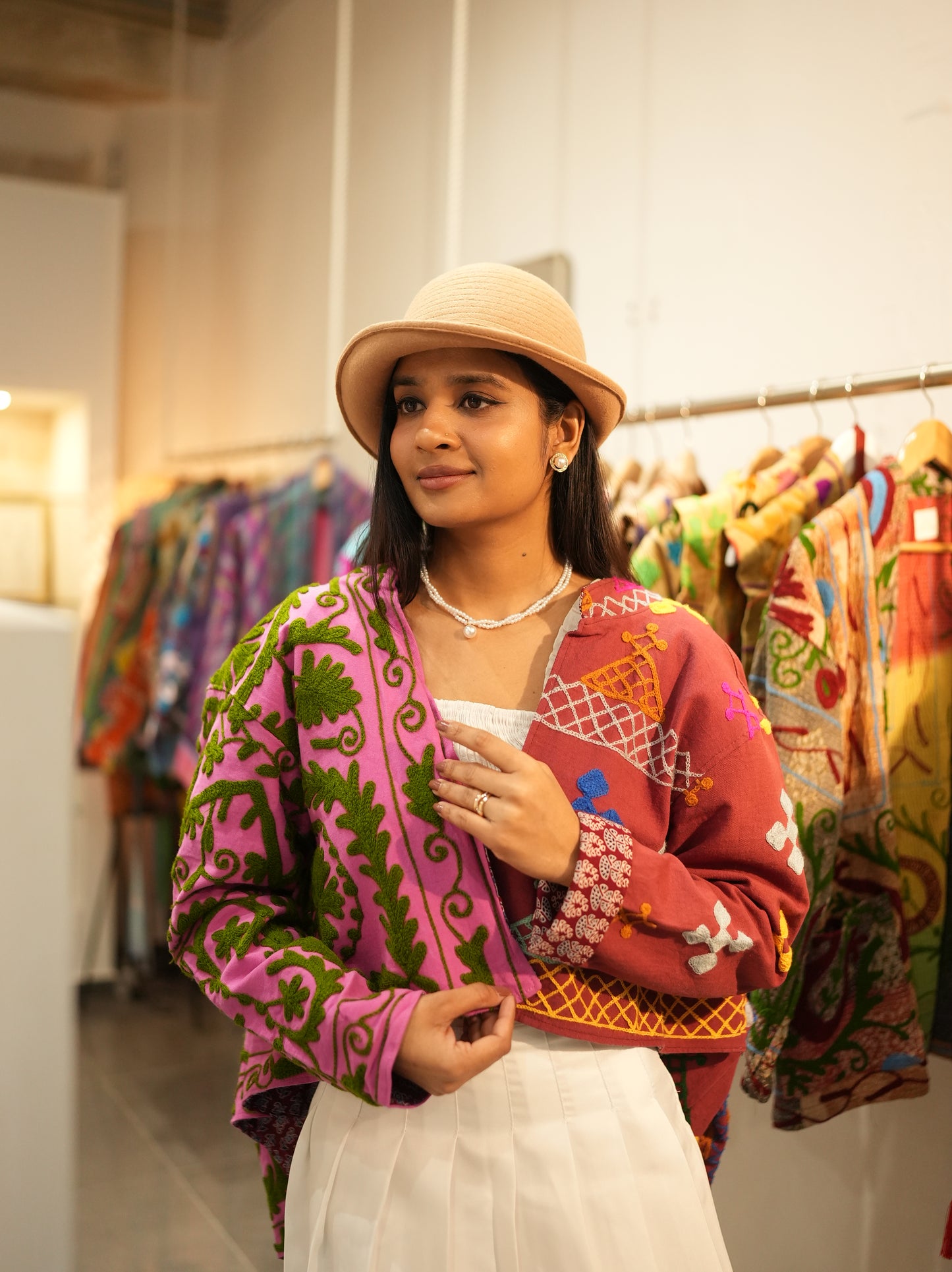 Bloom Reversible Embroidered Jacket