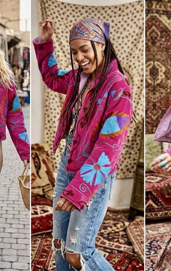Bloom Reversible Embroidered Jacket