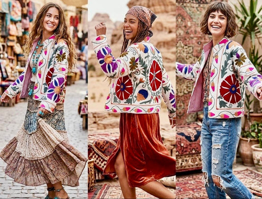 Bloom Reversible Embroidered Jacket