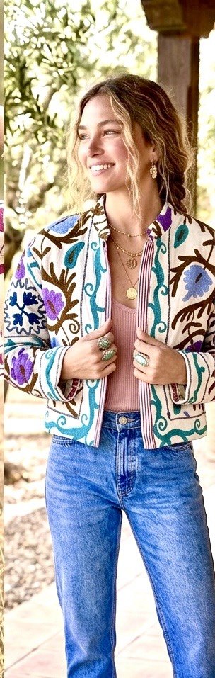 Bloom Reversible Embroidered Jacket