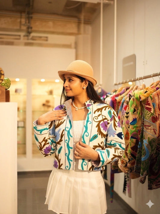 Bloom Reversible Embroidered Jacket